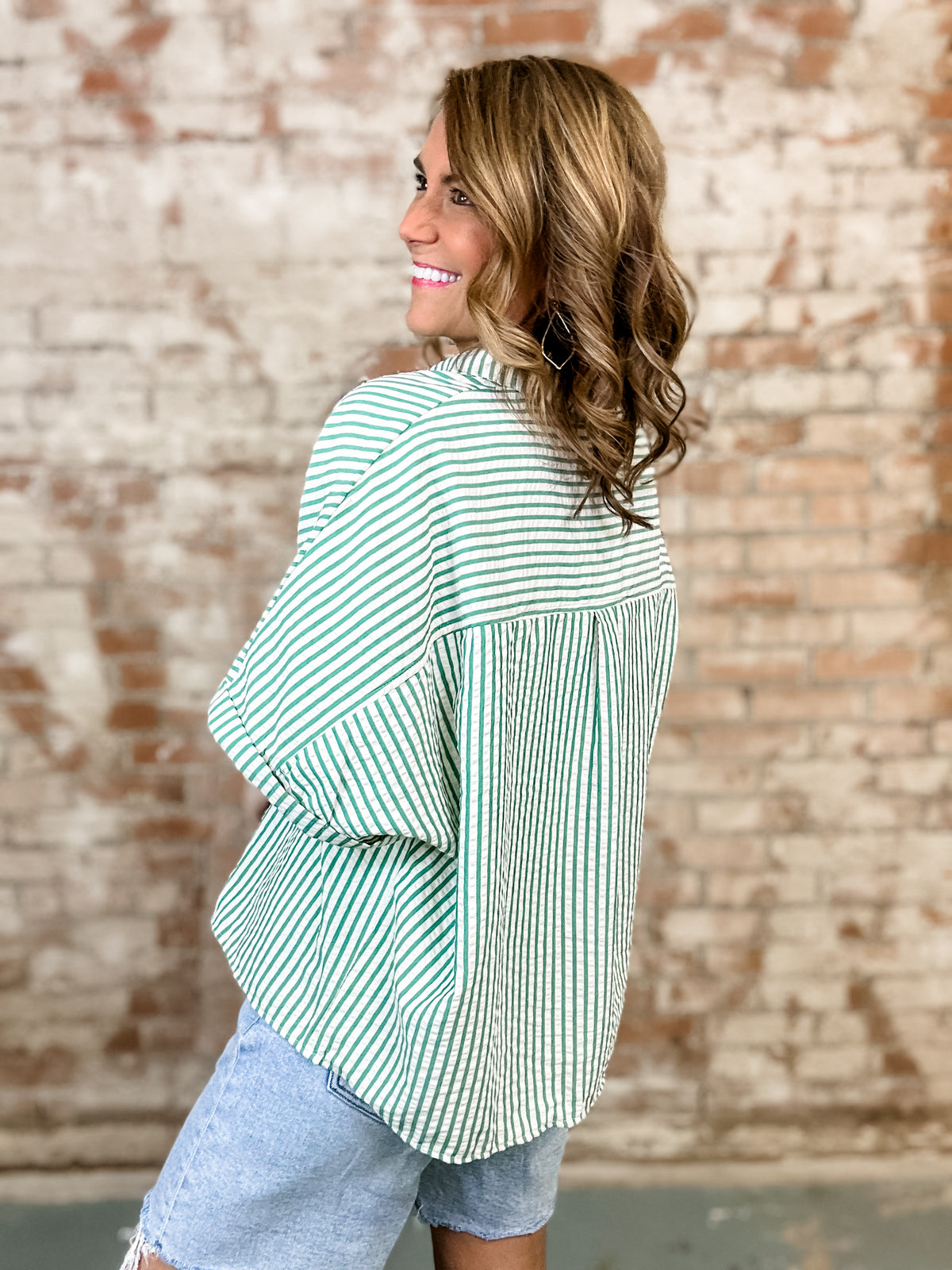 Fletcher Stripe Seersucker Top