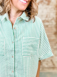 Fletcher Stripe Seersucker Top
