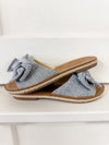 Script Blue Sandal