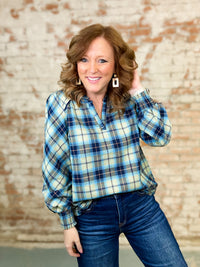 Nikita Ruffled Collar Top