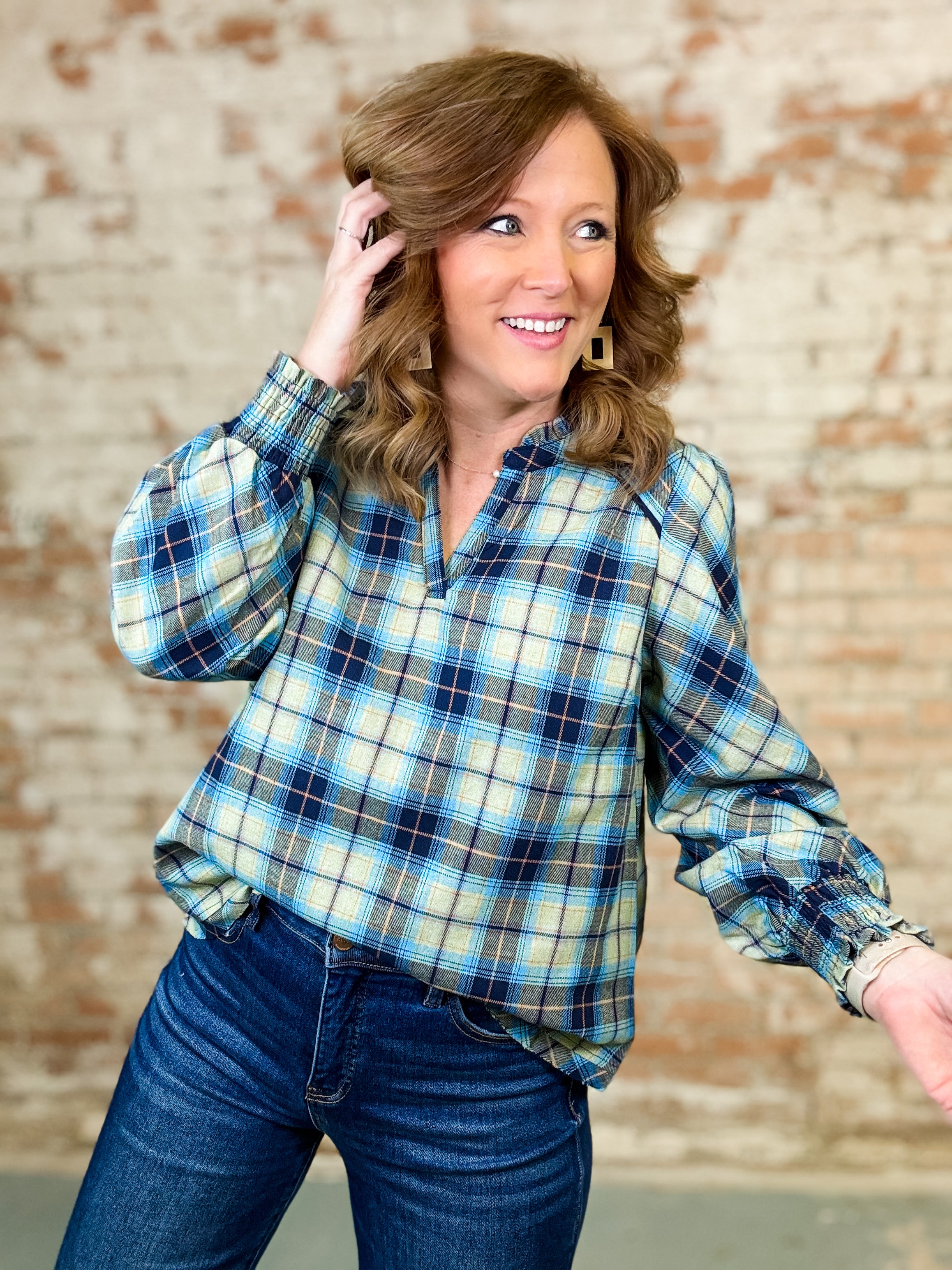 Nikita Ruffled Collar Top