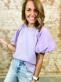 Rachel Embossed Texture Top