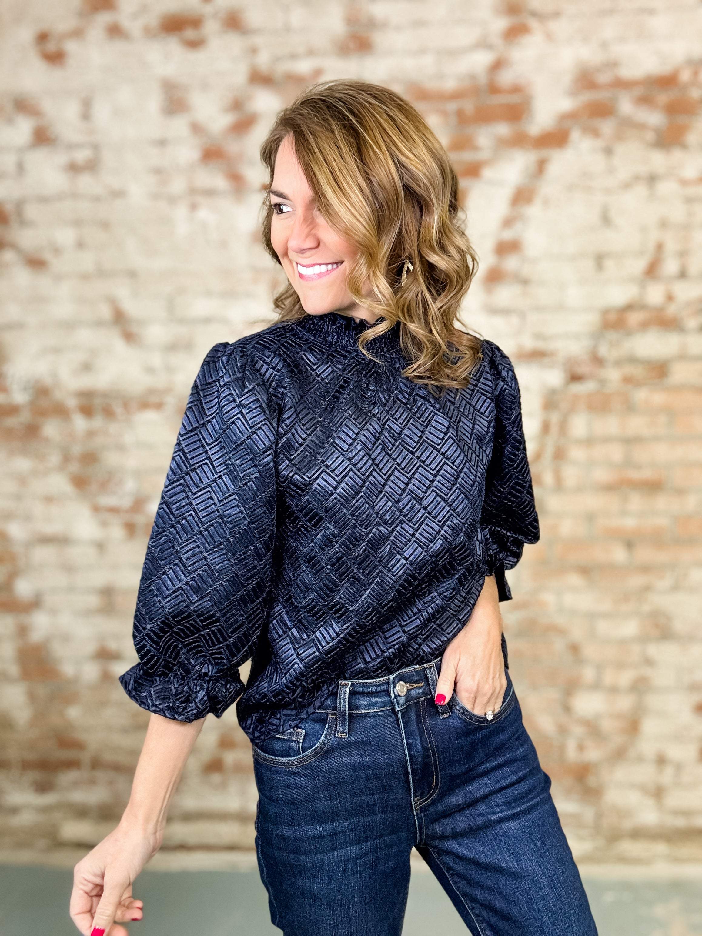 Isadora Jacquard Top