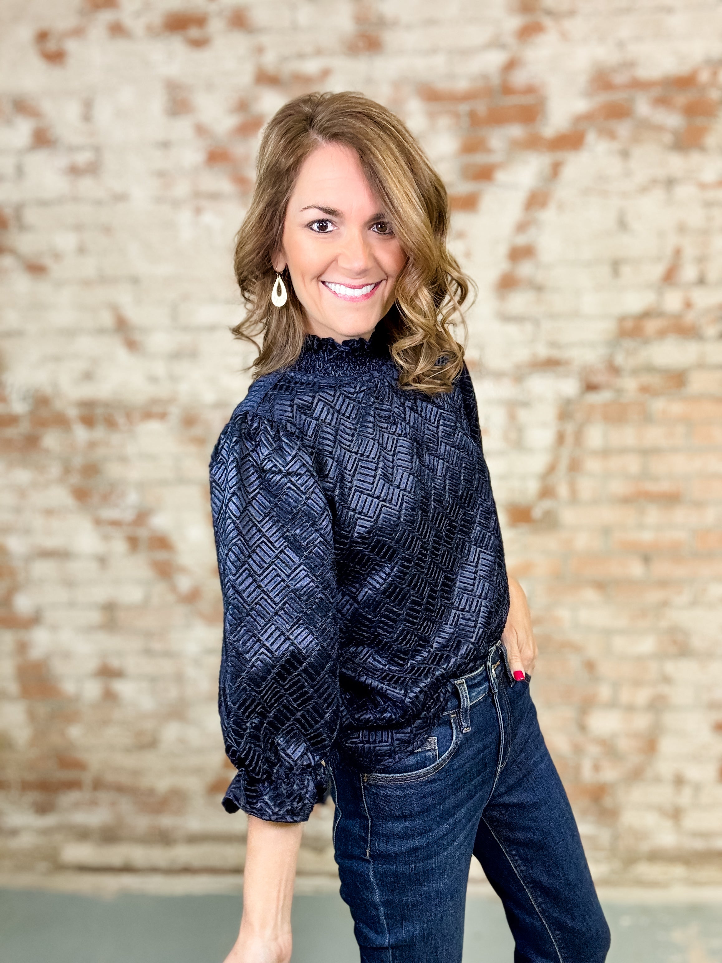 Isadora Jacquard Top