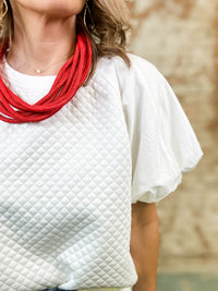 Krisha Embossed Texture Top