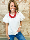 Krisha Embossed Texture Top