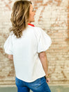 Krisha Embossed Texture Top