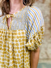 Rena Dots + Stripes Dress