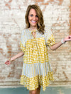 Rena Dots + Stripes Dress