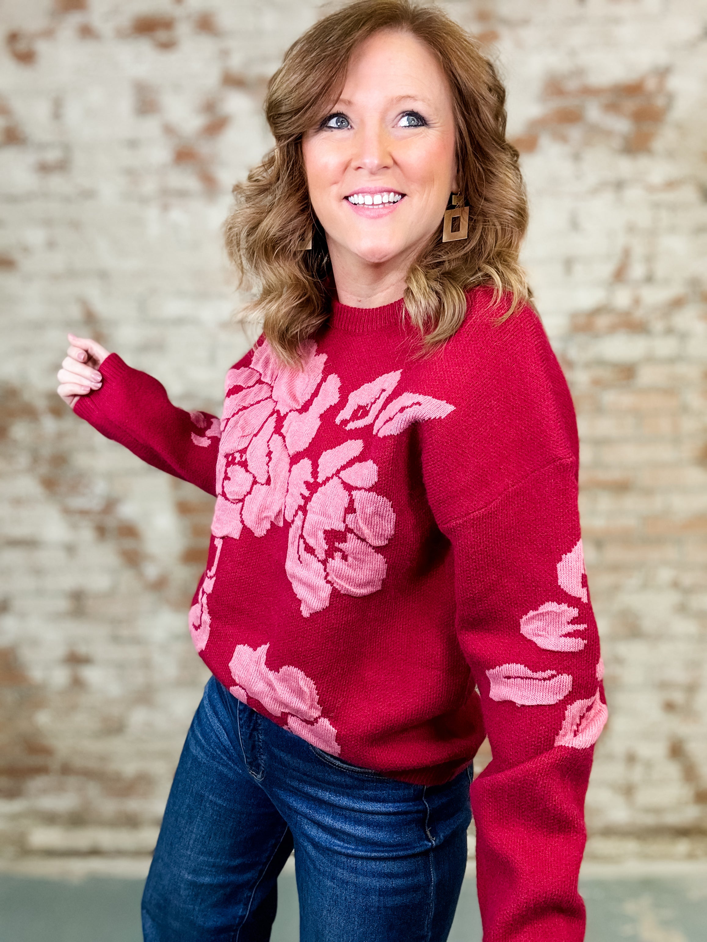 Aurelia Floral Sweater