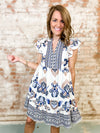 Molli Boho Ruffle Dress