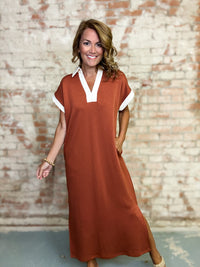 Channing Solid Midi Dress