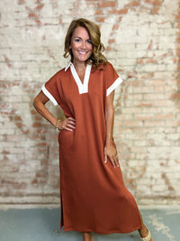 Channing Solid Midi Dress