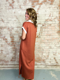Channing Solid Midi Dress