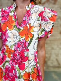 Arleen Floral Midi Dress