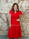 Claiborne Scallop Trim Dress
