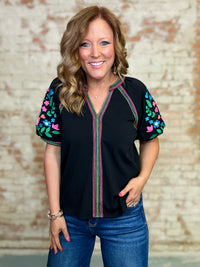 Jimena Embroidered Top
