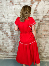 Claiborne Scallop Trim Dress