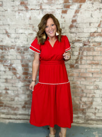 Claiborne Scallop Trim Dress