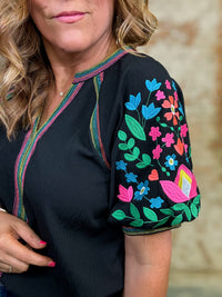 Jimena Embroidered Top