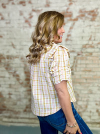 Jena Checkered Top
