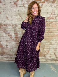 Coraline Tiered Midi Dress