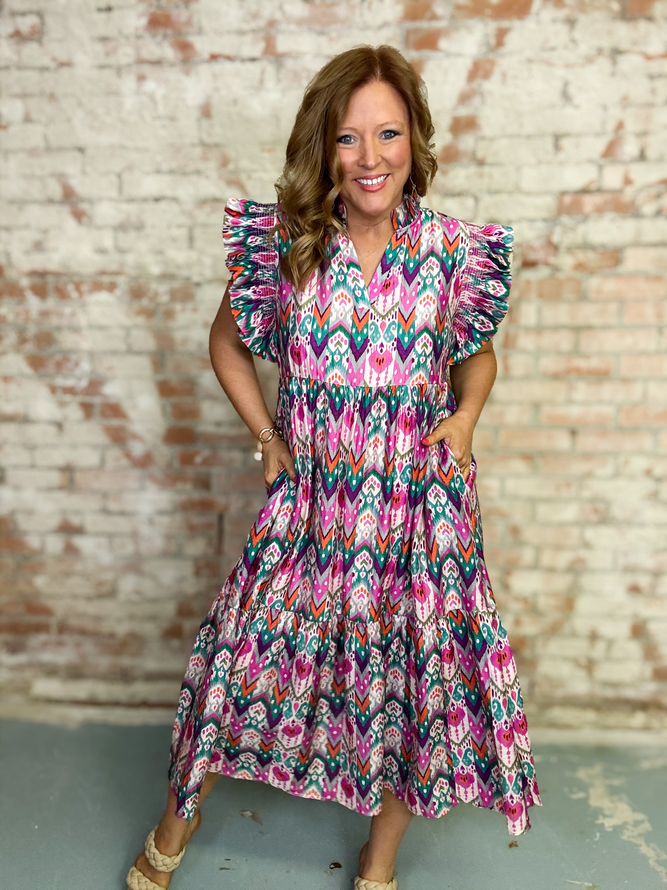 Kien Boho Mid Dress