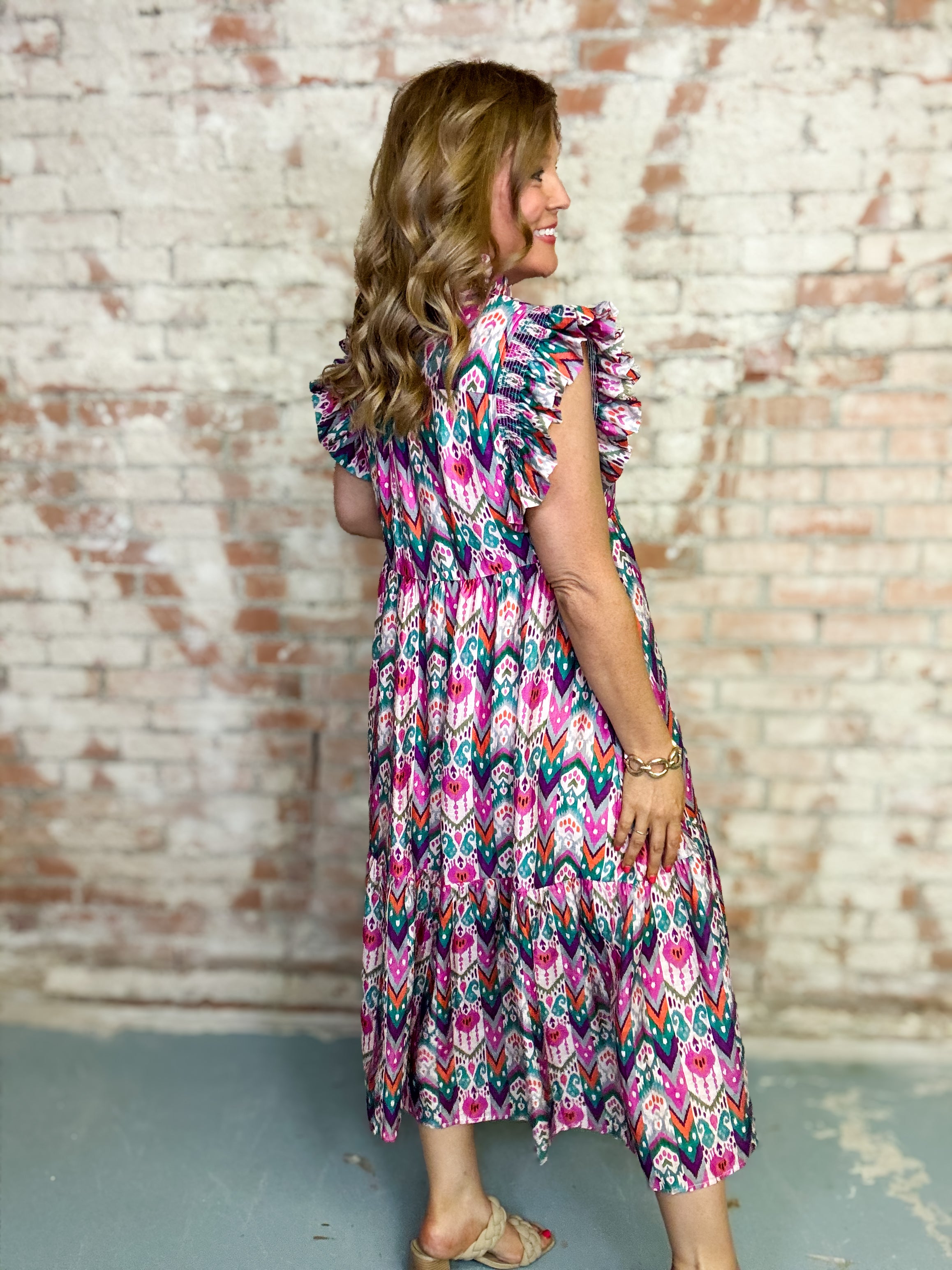 Kien Boho Mid Dress