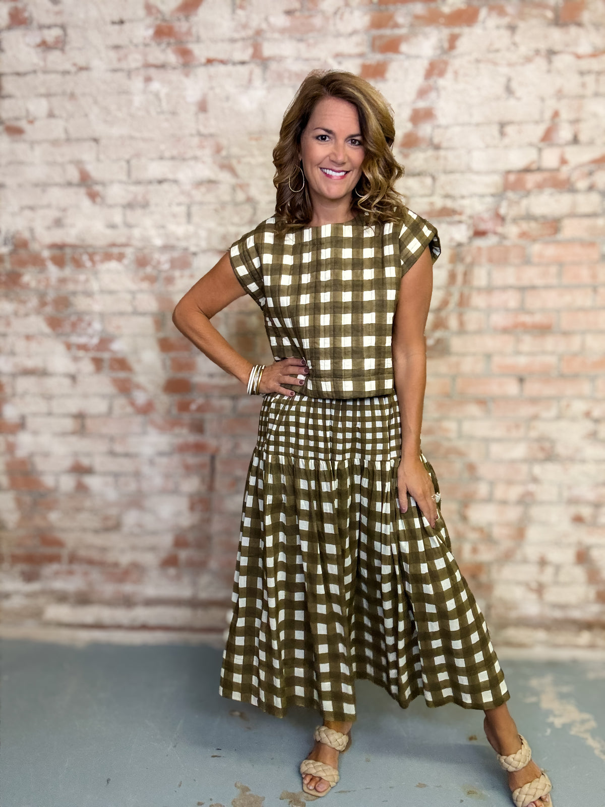Painted Gingham Set | Sunshine Tienda