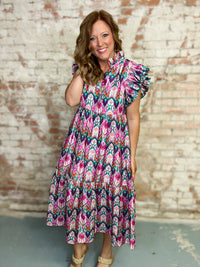 Kien Boho Mid Dress