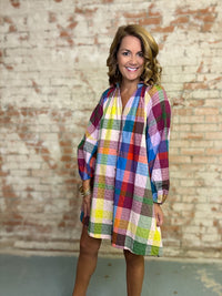 Harbour Plaid Pippa Dress | Sunshine Tienda