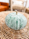 Metal & Paper Mache Pumpkin