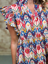 Emmy Boho Midi Dress