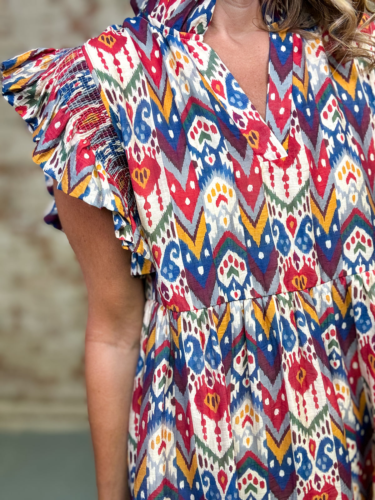 Emmy Boho Midi Dress