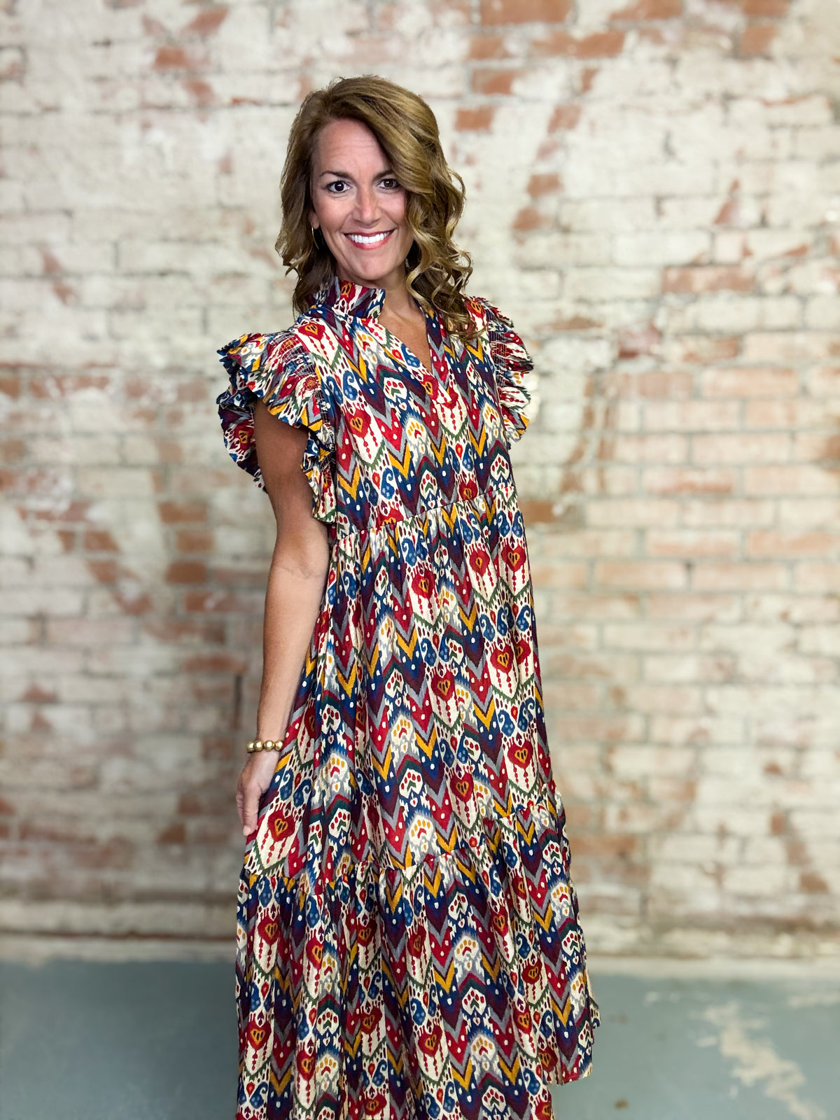 Emmy Boho Midi Dress