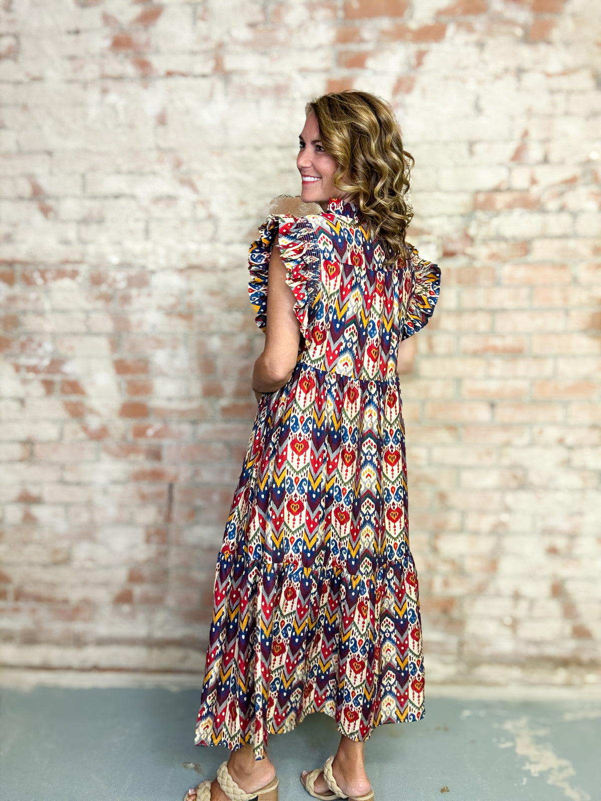 Emmy Boho Midi Dress