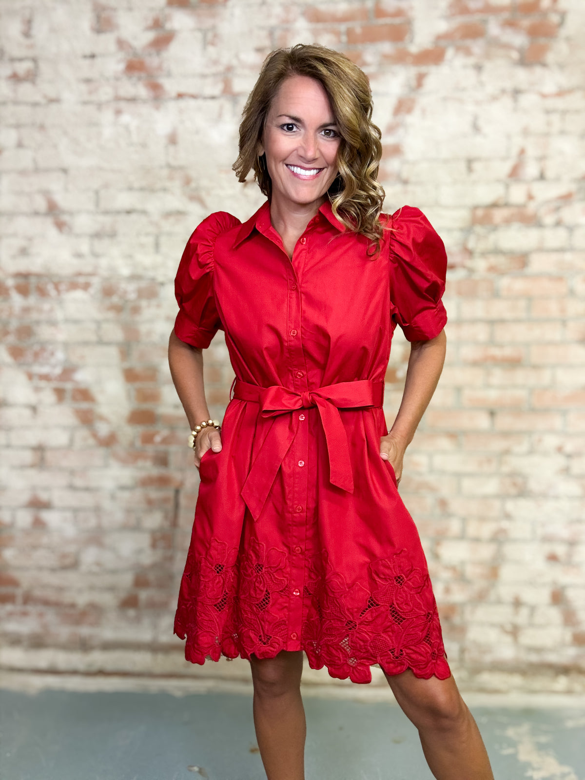 Rosalinda Eyelet Dress