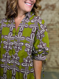 Wanda Printed Dress