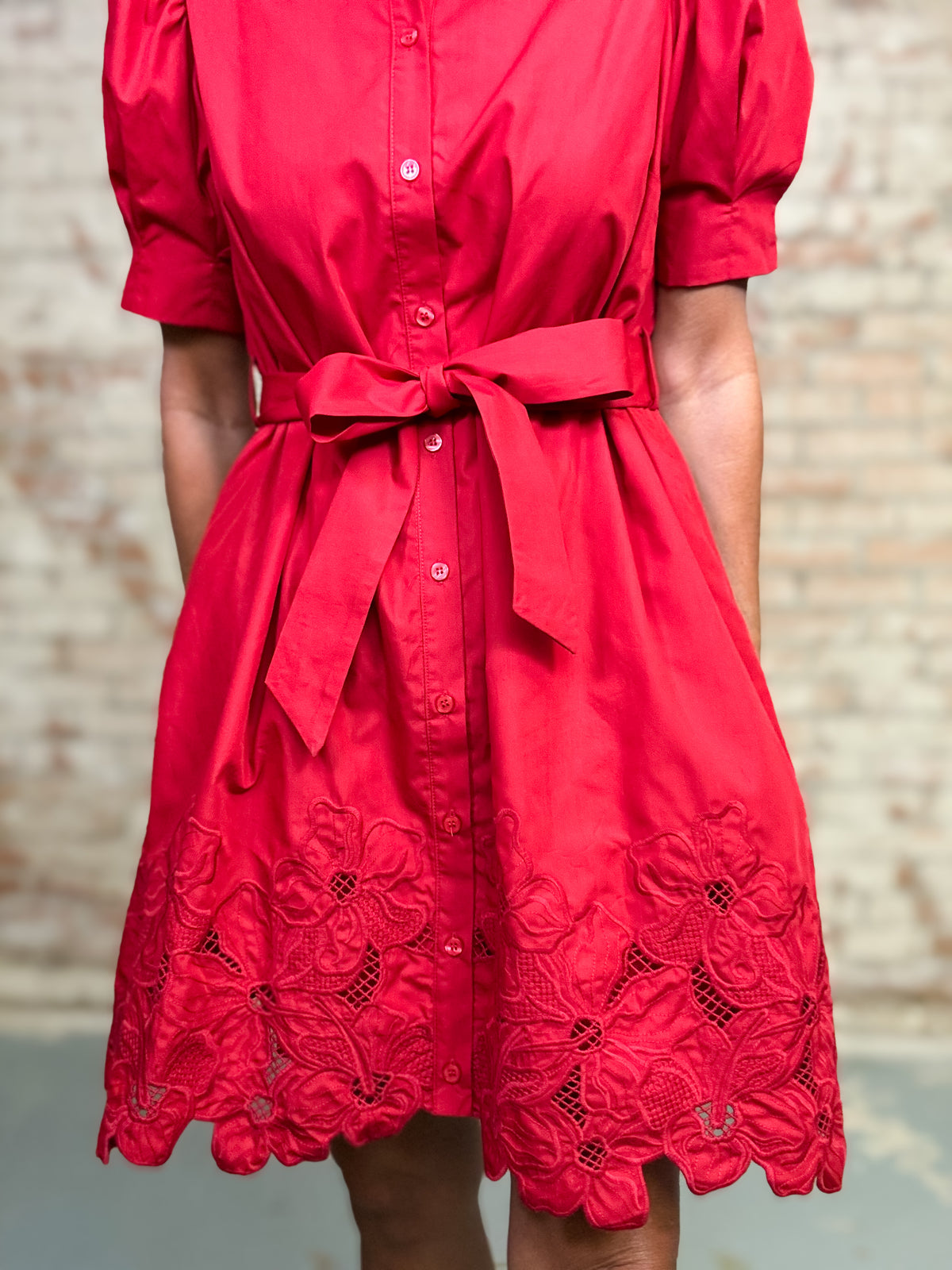 Rosalinda Eyelet Dress