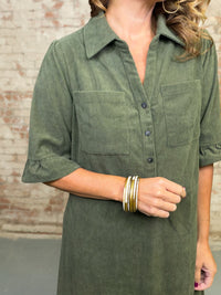 Alaine Midi Shirt Dress