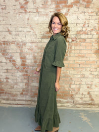 Alaine Midi Shirt Dress