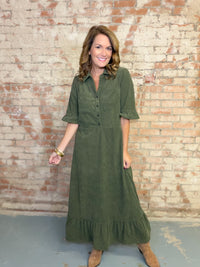 Alaine Midi Shirt Dress