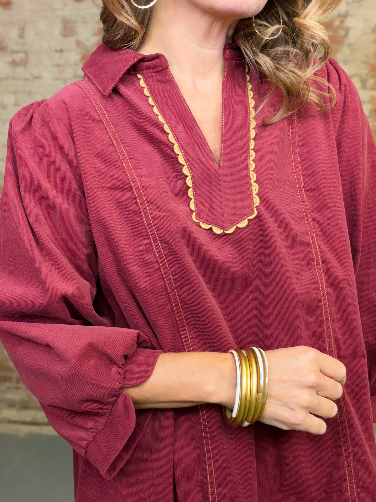 Brooklyn Corduroy Dress