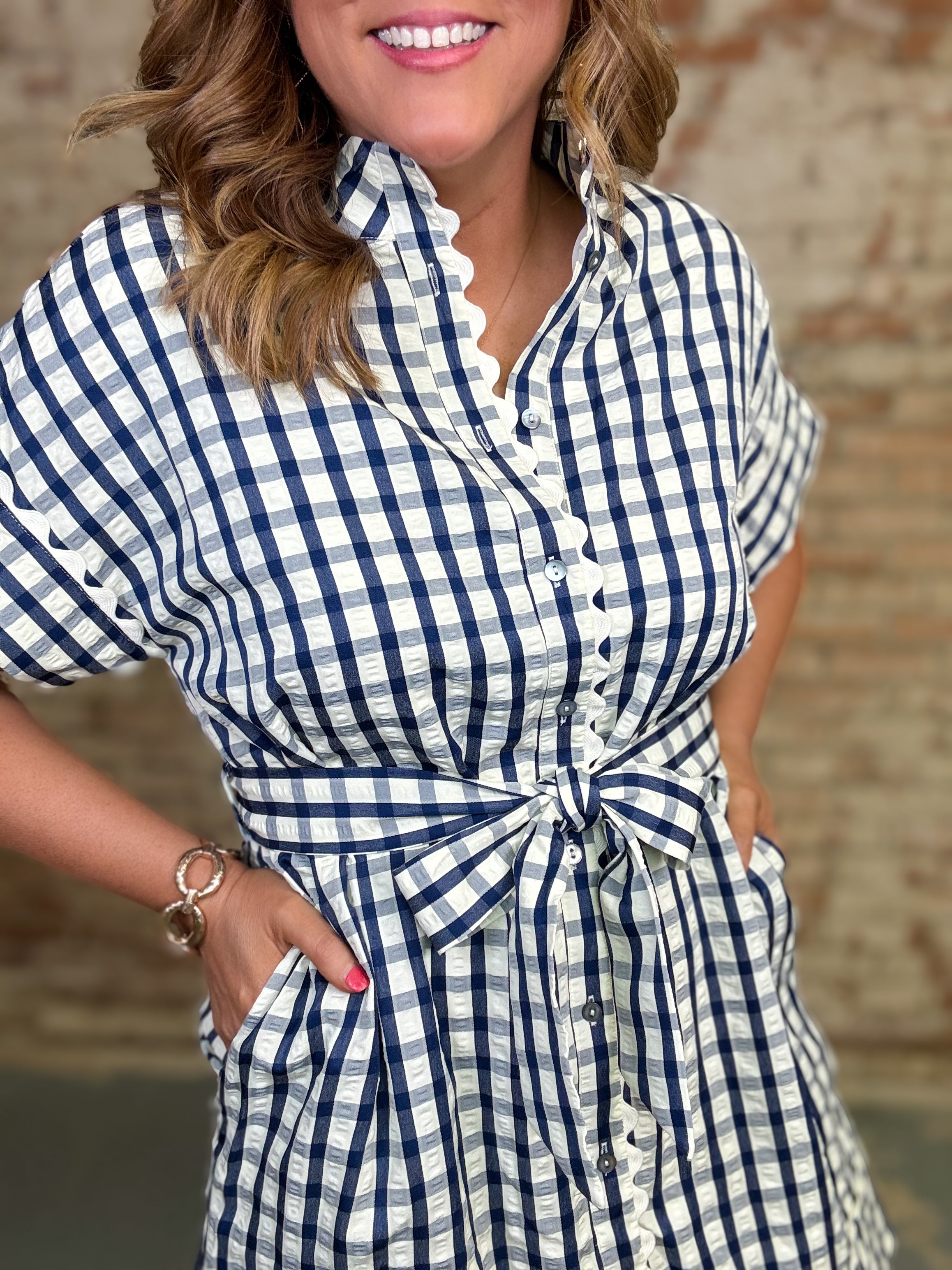 Felicity Gingham Dress