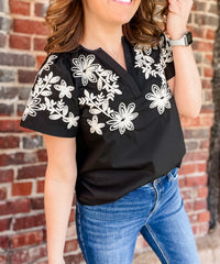 THML Emersyn Embroidered Top