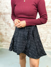 Leigh Tweed Wrap Skirt - FINAL SALE