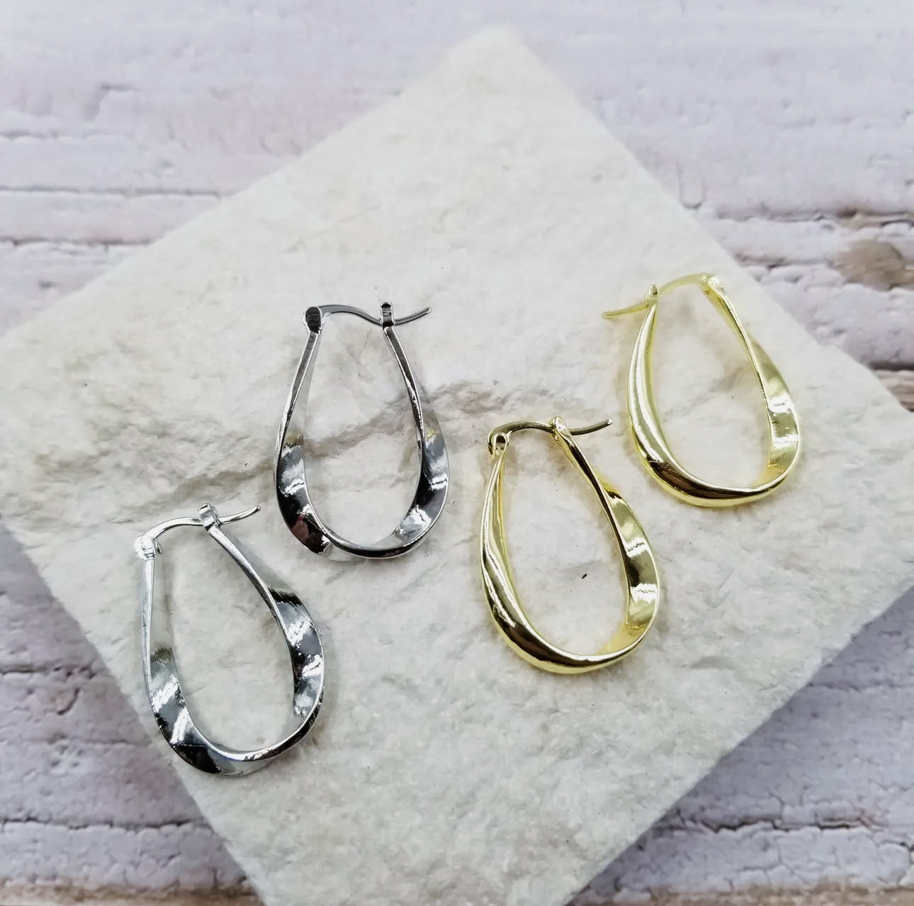 Evelynn Elliptical Earrings