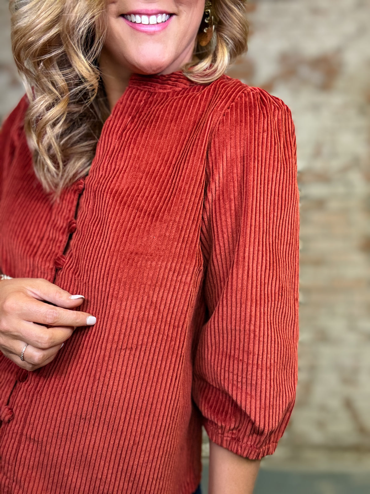 Marrion Corduroy Top