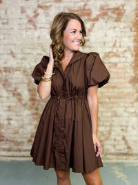 Camille Bubble Sleeve Dress