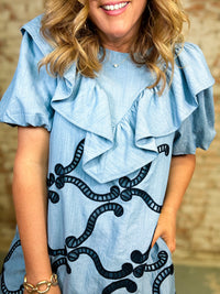 Lynda Ruffle Dress